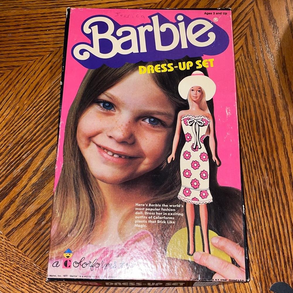 Barbie Dress Up Set Colorforms 1977 As Is